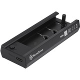 SilverStone TS16 Box esterno SSD Nero M.2, Disk enclosure Nero, Box esterno SSD, M.2, Serial ATA III, 10 Gbit/s, Collegamento del dispositivo USB, Nero