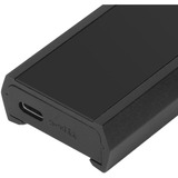 SilverStone TS16 Box esterno SSD Nero M.2, Disk enclosure Nero, Box esterno SSD, M.2, Serial ATA III, 10 Gbit/s, Collegamento del dispositivo USB, Nero