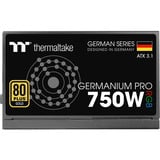 Thermaltake Germanium Pro RGB 750W, Alimentatore PC Nero