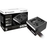 Thermaltake TRS-600AH2NK alimentatore per computer 600 W 20+4 pin ATX ATX Nero, Alimentatore PC Nero, 600 W, 230 V, 50 - 60 Hz, 8 A, Attivo, 105 W
