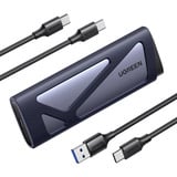 UGREEN CM767 USB 3.2 10Gbps M.2 NVMe e SATA, Disk enclosure grigio/Argento