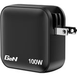 Verbatim Mini GaN Charger 100W Universale Nero AC Ricarica rapida Interno, Caricabatterie Nero, Interno, AC, Nero