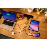 Verbatim Mini GaN Charger 100W Universale Nero AC Ricarica rapida Interno, Caricabatterie Nero, Interno, AC, Nero