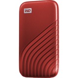 WD My Passport 1000 GB Rosso rosso, 1000 GB, USB tipo-C, 3.2 Gen 2 (3.1 Gen 2), 1050 MB/s, Protezione della password, Rosso