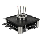 WMF Lumero 61.3020.1009 griglia per raclette 8 persona(e) 1960 W Nero, Acciaio inossidabile accaio/Nero, 1960 W
