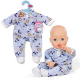 ZAPF Creation BABY born Romper Blue 43cm, Accessori della bambola BABY born Romper Blue 43cm, Tutina per bambola, 3 anno/i