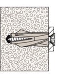 fischer Tassello per calcestruzzo aerato GB 14 grigio chiaro