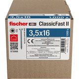 fischer Vite per truciolato ClassicFast II 3,5x16 testa svasata TX 