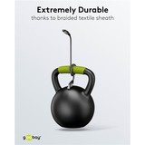 goobay Cavo Ethernet USB-C 3.2 Gen2 connettore > connettore RJ-45, Scheda di rete Nero/Argento