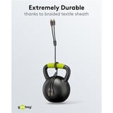 goobay Cavo stereo Cinch Plus Nero/Argento