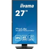 iiyama ProLite XUB2792UHSU-B6 Monitor PC 68,6 cm (27") 3840 x 2160 Pixel 4K Ultra HD LED Nero, Monitor LED Nero (opaco), 68,6 cm (27"), 3840 x 2160 Pixel, 4K Ultra HD, LED, 4 ms, Nero
