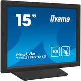 iiyama T1531SR-B1S Monitor PC 38,1 cm (15") 1024 x 768 Pixel XGA LCD Touch screen Nero, Monitor LED Nero (opaco), 38,1 cm (15"), 1024 x 768 Pixel, XGA, LCD, 18 ms, Nero