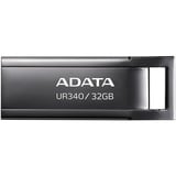 ADATA UR340 unità flash USB 32 GB USB tipo A 3.2 Gen 1 (3.1 Gen 1) Nero, Chiavetta USB nichel, 32 GB, USB tipo A, 3.2 Gen 1 (3.1 Gen 1), Senza coperchio, 4 g, Nero