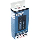 Ansmann 1001-0050 carica batterie, Caricabatterie Ioni di Litio, Nichel-Metallo Idruro (NiMH), Stilo AA, Mini Stilo AAA
