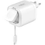 Ansmann Home Charger HC265PD con cavo e caricatore Apple Watch 5,8A 65W 2 porte, Caricabatterie bianco