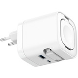 Ansmann Home Charger HC265PD con cavo e caricatore Apple Watch 5,8A 65W 2 porte, Caricabatterie bianco