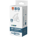 Ansmann Home Charger HC265PD con cavo e caricatore Apple Watch 5,8A 65W 2 porte, Caricabatterie bianco