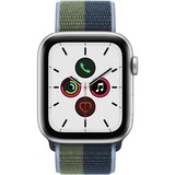 Apple Smartwatch argento/marrone scuro