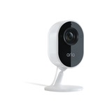 Arlo Essential Telecamera di sicurezza IP Interno 1920 x 1080 Pixel Soffitto/Parete/scrivania, Telecamera di sorveglianza bianco/Nero, Telecamera di sicurezza IP, Interno, Wireless, 91,44 m, Amazon Alexa & Google Assistant, 2400 MHz