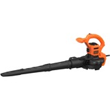 BLACK+DECKER BEBLV290 spazza foglie 2900 W 390 km/h Nero/Orange, Soffiatore portatile, 390 km/h, 55 L, 16:1, Nero, Arancione, 102,5 dB