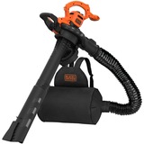 BLACK+DECKER BEBLV290 spazza foglie 2900 W 390 km/h, Soffiafoglie / Soffiante Nero/Orange, Soffiatore portatile, 390 km/h, 55 L, 16:1, Nero, Arancione, 102,5 dB