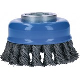 Bosch 2 608 620 727 accessorio per smerigliatrice Spazzola a forma di tazza, Pennello Spazzola a forma di tazza, Acciaio, 7,5 cm, Bosch, Nero, Blu, 0,5 mm