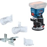Bosch Fresatrice per bordi a batteria GKF 18V-8 Professional solo, 18 volt, Router blu/Nero