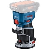 Bosch Fresatrice per bordi a batteria GKF 18V-8 Professional solo, 18 volt, Router blu/Nero