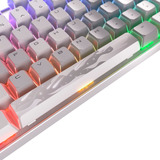 CHERRY G80-3882SJADE-0, Tastiera da gioco bianco/grigio