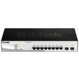 D-Link DGS-1210-10 Gestito L2 Gigabit Ethernet (10/100/1000) 1U Nero, Grigio, Interruttore Gestito, L2, Gigabit Ethernet (10/100/1000), Full duplex, Montaggio rack, 1U
