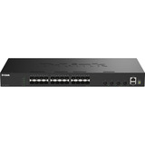 D-Link DGS-1530-28S/E switch di rete Gestito L2 Nero, Interruttore Nero, Gestito, L2, Full duplex, Montaggio rack