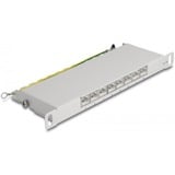 DeLOCK 66871 pezzo di pannello 0.5U, Patch Panel grigio, Grigio, Metallo, 0.5U, 254 mm, 100 mm, 22 mm