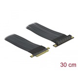 DeLOCK 85766 scheda di interfaccia e adattatore Interno PCIe PCIe, PCIe, Nero, 0,3 m, 1 pz
