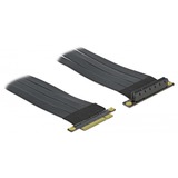 DeLOCK 85766 scheda di interfaccia e adattatore Interno PCIe, Scheda di montaggio PCIe, PCIe, Nero, 0,3 m, 1 pz