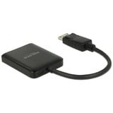 DeLOCK 87769 ripartitore video DisplayPort 2x HDMI, Splitter HDMI Nero, DisplayPort, 2x HDMI, 3840 x 2160 Pixel, Nero, Plastica, 1.4/2.2