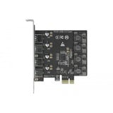 DeLOCK PCIe x1 a 4x USB esterno Tipo-A USB 3.2 Gen 1, Controller USB 