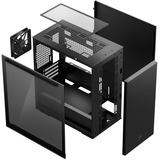 DeepCool MACUBE 110 Midi Tower Nero, Chassis Tower Nero, Midi Tower, PC, Nero, micro ATX, Mini-ITX, Acrilonitrile butadiene stirene (ABS), SPCC, Vetro temperato, Giocare