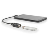 Digitus Adattatore USB 2.0, connettore Micro USB 90° > presa USB-A Nero