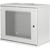 Digitus Alloggiamento a parete SOHO, smontato - 540 x 400 mm (L x P), IT armadio grigio chiaro, smontato - 540 x 400 mm (L x P), Da parete, 9U, 60 kg, Griglie, Grigio