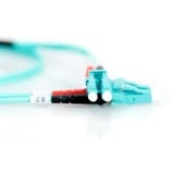 Digitus Cavo patch in fibra ottica, duplex, connettore LC > LC, multimode OM3 turchese