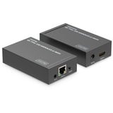 Digitus Set di estensori HDMI IP, Estensione HDMI Nero
