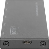 Digitus Ultra Slim HDMI Splitter, 1x4, 4K / 60 Hz, Splitter HDMI Nero