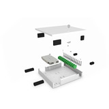 Digitus Unibox LWL per montaggio a parete, IT armadio grigio chiaro