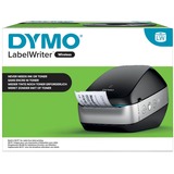 Dymo LabelWriter ™ Wireless argento/Nero, Termica diretta, 600 x 300 DPI, Con cavo e senza cavo, Nero