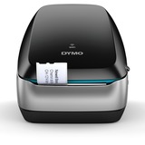 Dymo LabelWriter ™ Wireless, Stampante per etichette argento/Nero, Termica diretta, 600 x 300 DPI, Con cavo e senza cavo, Nero