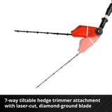 EINHELL Utensile Multifunzionale tagliasiepi a batteria Einhell  GE-HC 18 Li T, Potatore rosso, Tagliasiepi a batteria, Litio, Doppia lama, 40 cm, 1,6 cm, Batteria e caricabatteria non inclusi