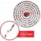 EINHELL Utensile Multifunzionale tagliasiepi a batteria Einhell  GE-HC 18 Li T, Potatore rosso, Tagliasiepi a batteria, Litio, Doppia lama, 40 cm, 1,6 cm, Batteria e caricabatteria non inclusi