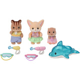 EPOCH Sylvanian Families - Amici dell'asilo avventura "Divertimento in piscina", Giochi di costruzione 