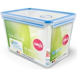 Emsa CLIP & CLOSE Rettangolare Scatola Traslucido 1 pz, Casella trasparente/Blu, Scatola, Rettangolare, Traslucido, 1 pz