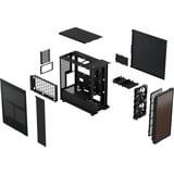 Fractal Design North Charcoal Black, Chassis Tower Nero/legno
